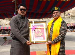 CEC Attends Diamond Jubilee Celebration Of Ladakh Scouts In Leh The