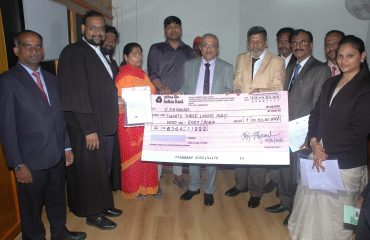 LoK Adalat Award Cheque given to Litigants during National Lok Adalat on 14.06.2025 by Executive Chairman