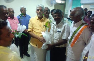 Felicitation to Sh. Sivanandam, STD&HoD by Hon'ble Minister