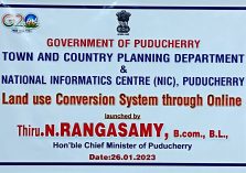 Launch of Online Land use Conversion Banner;?>