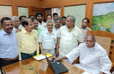 Hon'ble CM launching Online Land use conversion