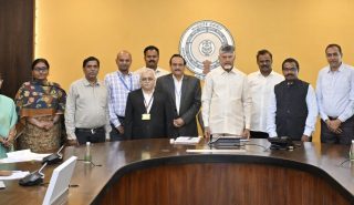 23 जुलाई 2026 को आंध्र प्रदेश के माननीय मुख्यमंत्री ने मीभूमि ब्लॉकचेन वेब पोर्टल का उद्घाटन किया।