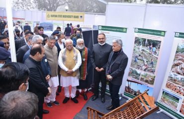 Chief Minister, Haryana, Minister of State, Forest Minister, Haryana and HFDC Officers during e-Auction Workshop of HFDC