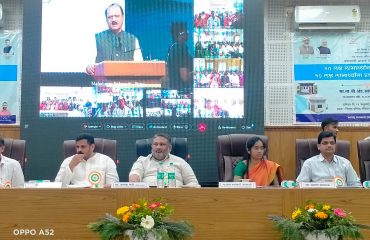 Mr. Hon. Shri. Adv. Akash Pandurang Fundkar and Guardian Minister Akola presided over the Pradhan Mantri Awas Yojana Rural Year 2025 Home Festival ceremony is being held in Akola district on date - 22/02/2025