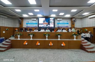 Mr. Hon. Shri. Adv. Akash Pandurang Fundkar and Guardian Minister Akola presided over the Pradhan Mantri Awas Yojana Rural Year 2025 Home Festival ceremony is being held in Akola district on date - 22/02/2025