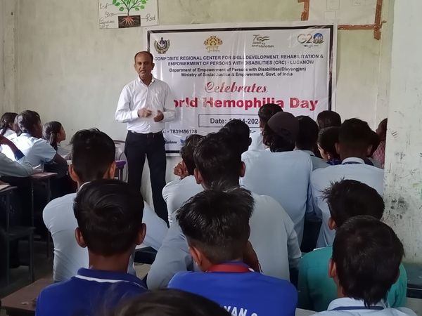 CRC Lucknow Celebrates World Hemophilia Day