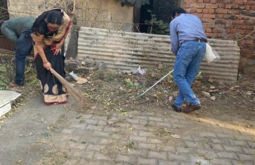 Community Sanitation by NIC Chhattisgarh as part of Swachchhata Pakhwada