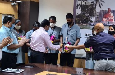 Honor of Cleaning Staff on Swachhta Pakhwada