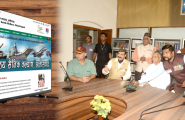 Honable Home Minister, Chhattisgarh launched Sainik Welfare Portal