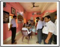 surprise visit to Purushottampur High School Jajpur