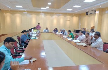 RDC, CD, Cuttack conducting Jalasaya meeting in the conference hall of RDC, CD, Cuttack