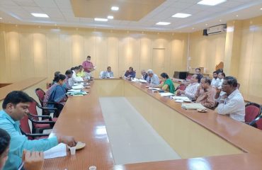 RDC, CD, Cuttack conducting Jalasaya meeting in the conference hall of RDC, CD, Cuttack