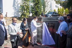 Laying Foundation Stone