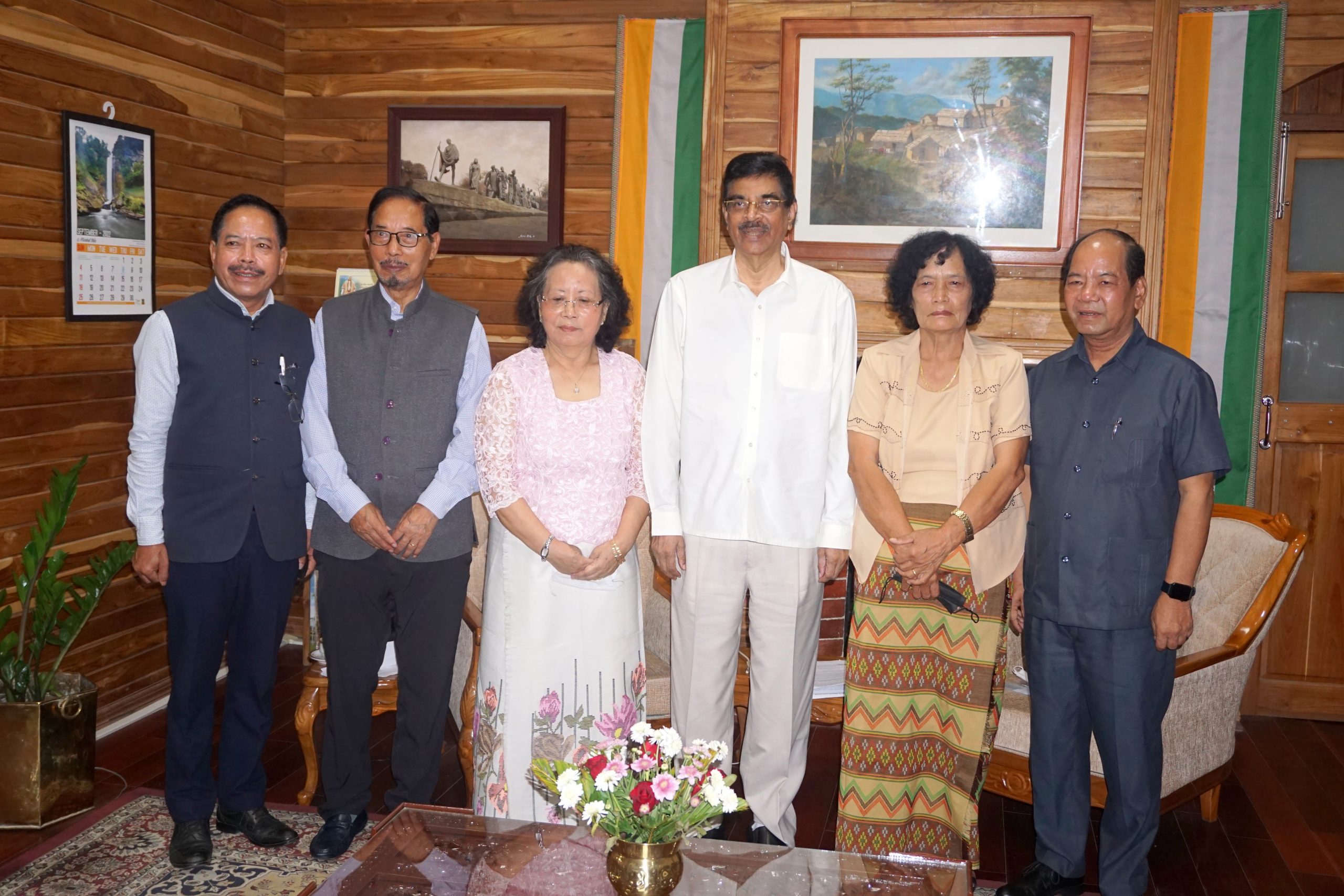 With representatives of Mizoram State Council for Child Welfare