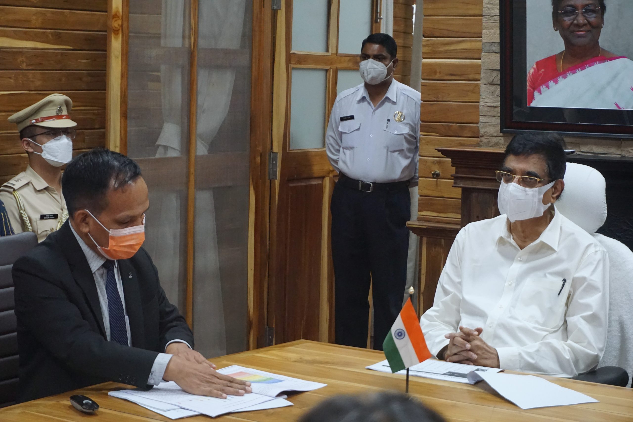 Governor discuss Mizorams low score in PGI with School Education Officials