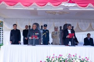 Gen VK Singh swearing in