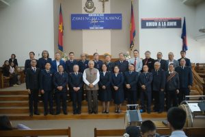 New Year Celebration Service at Aizawl Temple Corps