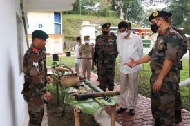 Governor at Counter Insergency and Jungle Warfare School, Vairengte