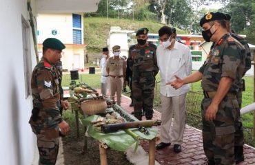 Governor at Counter Insergency and Jungle Warfare School, Vairengte