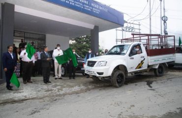 Flagging off Mobile Vans