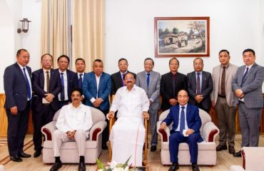 With Council of Ministers at Raj Bhavan