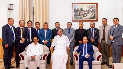 With Council of Ministers at Raj Bhavan