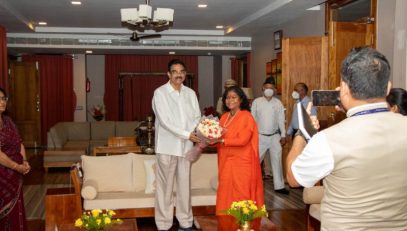 Meeting with Smt Sadhvi Niranjan Jyoti