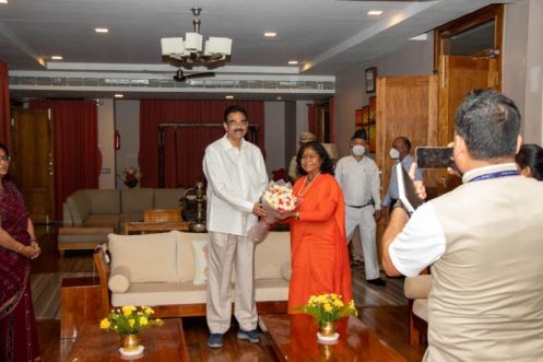 Meeting with Smt Sadhvi Niranjan Jyoti