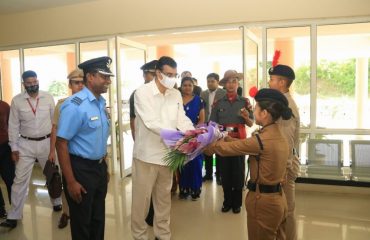 Governor Visits to Sainik School