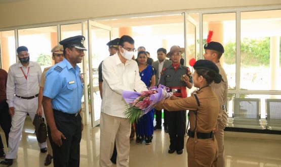 Governor Visits to Sainik School