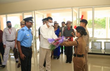 Governor Visits to Sainik School