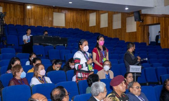 Interacts with female students and women faculty members of MZU along with women members of SHGs