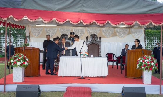 Swearing-in-Ceremony of four Ministers