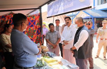 Visit to stall