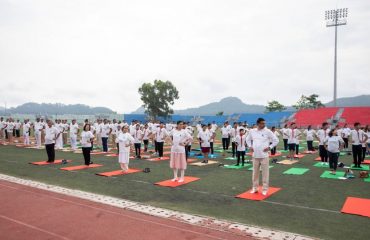 International Yoga Day Celebration in Mizoram