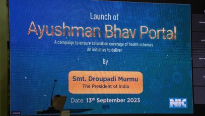 The Ayushman Bhava Campaign launched by President of India