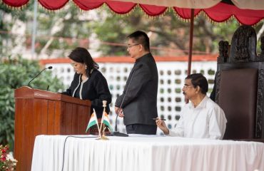 Swearing in Ceremony at Raj Bhavan, Circular Lawn