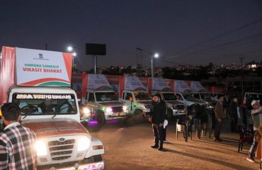 Flags Off 17 IEC Vans For Viksit Bharat Sankalp Yatra