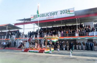 Mizoram State celebrates the 75th Republic Day