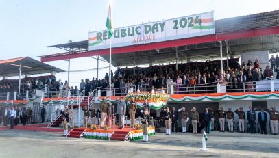 Mizoram State celebrates the 75th Republic Day