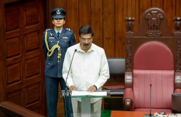 Addresses the Budget session of the Ninth Legislative Assembly of Mizoram