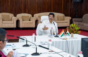 Review meeting with the Fisheries and Bankers at Raj Bhavan