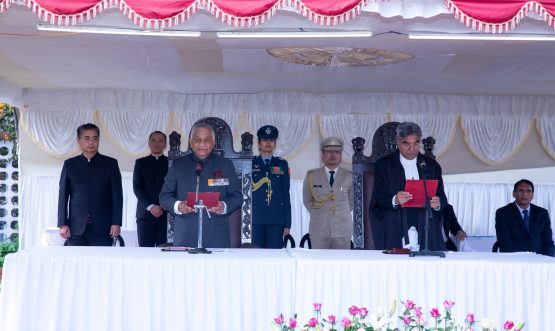 Gen VK Singh swearing in