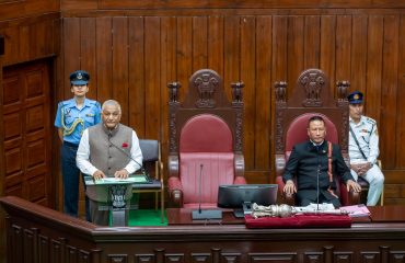 Governor VK Singh addresses the Budget Session of the Ninth Legislative Assembly of Mizoram