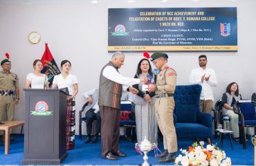 Felicitation Ceremony of Govt T Romana College NCC Cadets