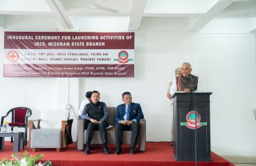 Spearheads IRCS Mizoram State Branch Revival