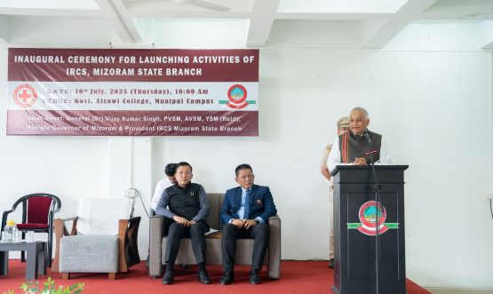 Spearheads IRCS Mizoram State Branch Revival