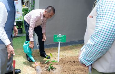 Planted an Ashoka tree at Raj Bhavan today under the initiative Ek Ped Maa Ke Naam