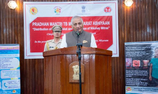 Food Basket Distribution under Pradhan Mantri TB