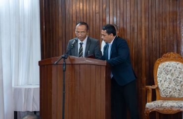 Pu C Lalthanmawia takes oath as Ombudsman